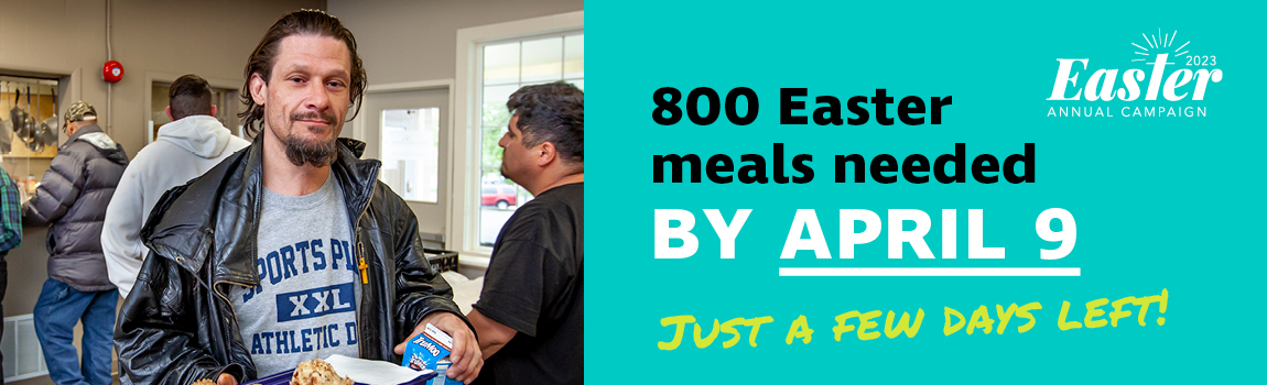800 Easter meals needed by April 9 - Just a few days left!